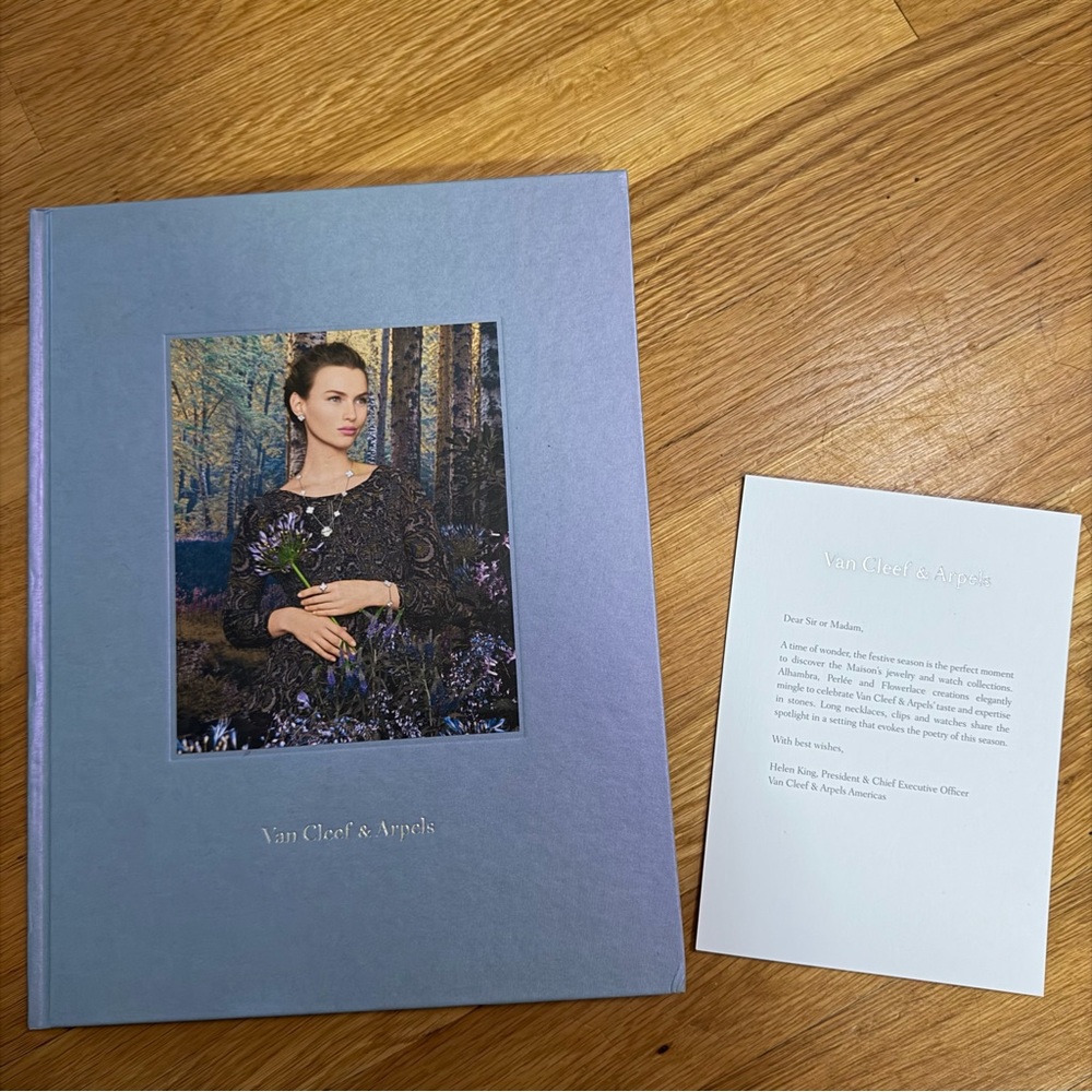 Van Cleef & Arpels Art Book with Elegant Lavender Cover